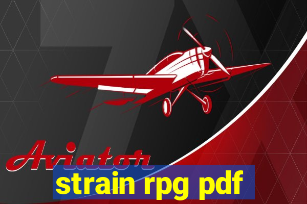 strain rpg pdf