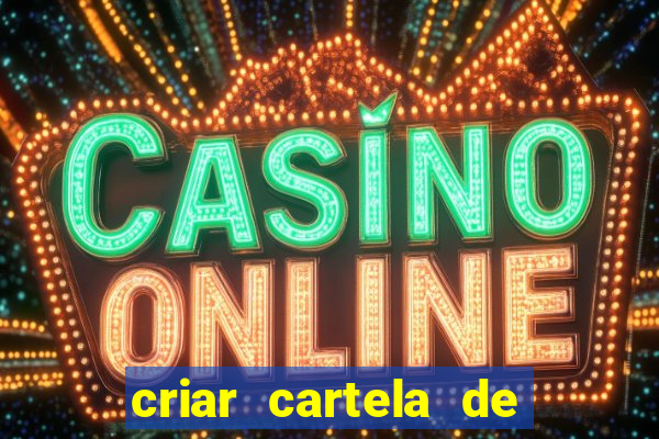 criar cartela de bingo no word