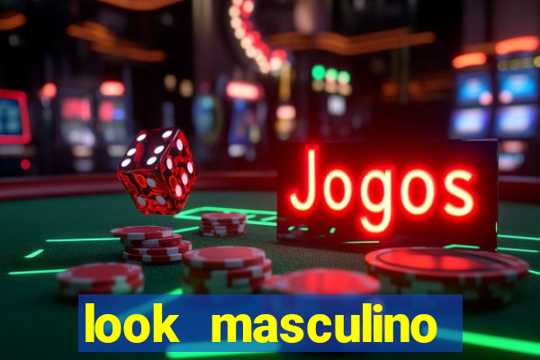 look masculino blazer cinza