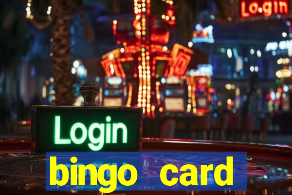 bingo card generator with pictures