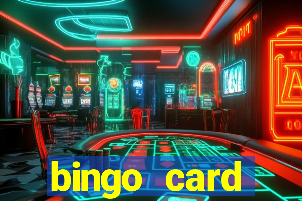 bingo card generator with pictures