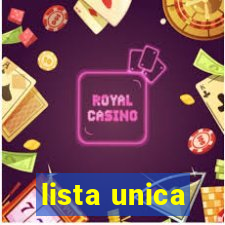 lista unica