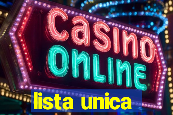lista unica