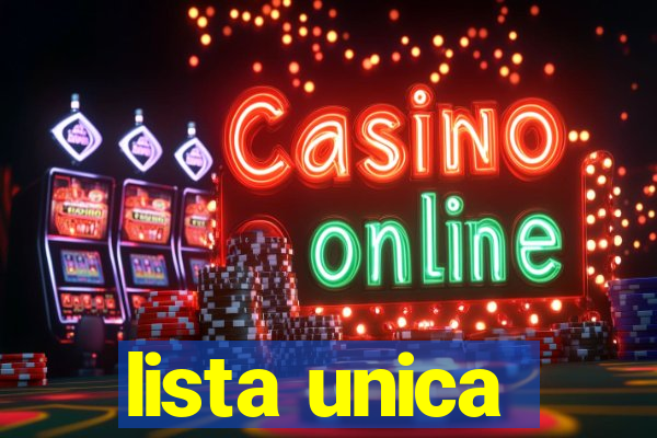 lista unica