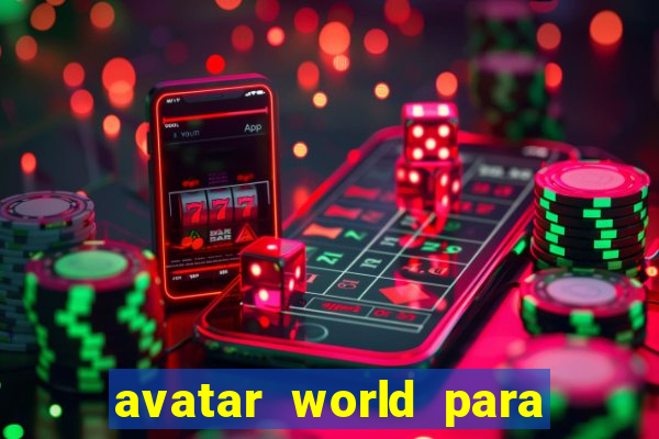 avatar world para colorir e imprimir