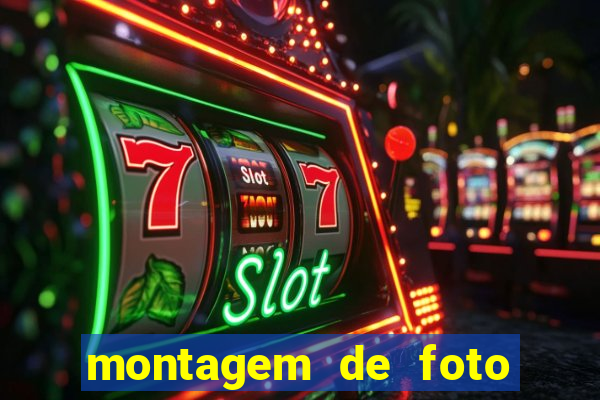 montagem de foto com simbolo do flamengo
