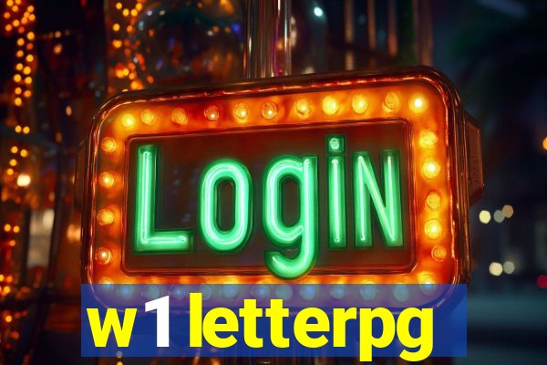 w1 letterpg