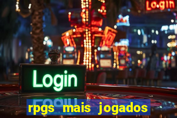 rpgs mais jogados do mundo