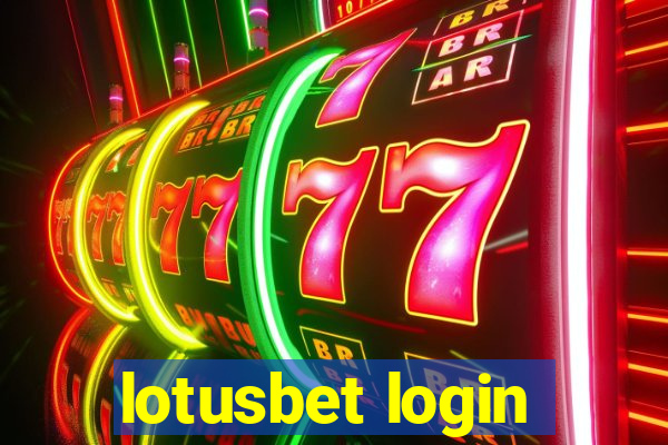 lotusbet login