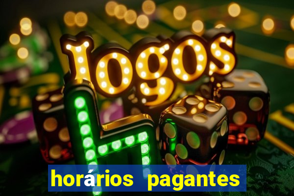 horários pagantes fortune rabbit hoje