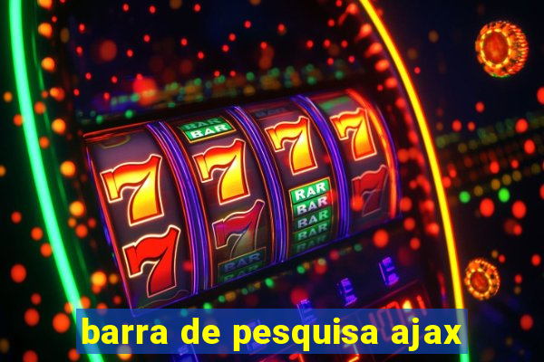 barra de pesquisa ajax