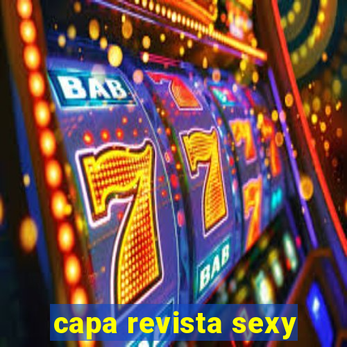 capa revista sexy