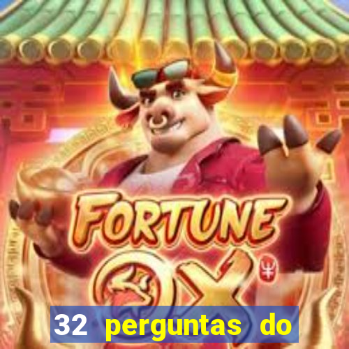 32 perguntas do livro do destino
