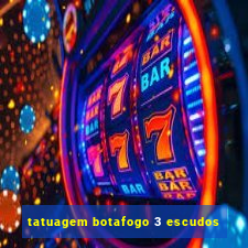tatuagem botafogo 3 escudos
