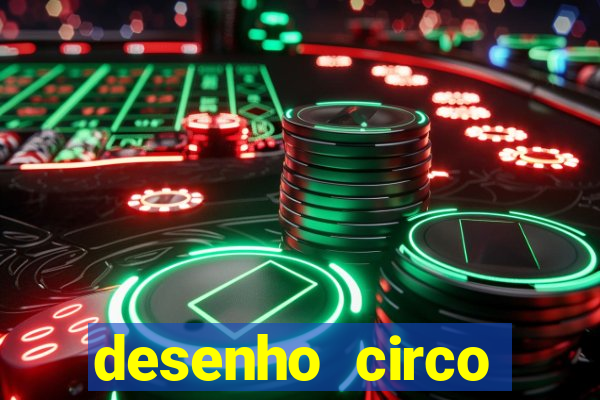 desenho circo digital para colorir