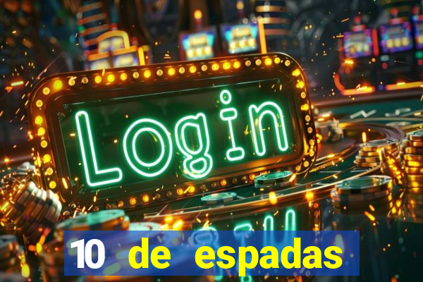 10 de espadas tarot amor