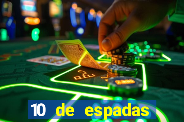 10 de espadas tarot amor