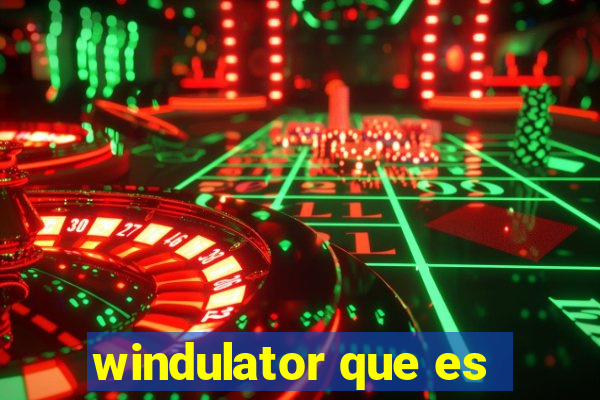 windulator que es