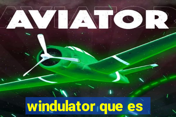 windulator que es