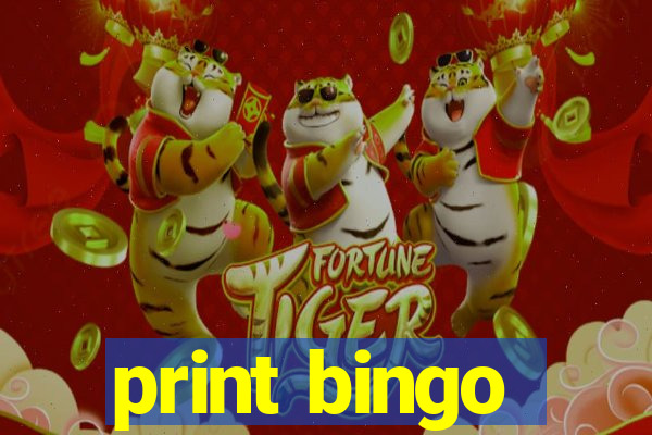 print bingo
