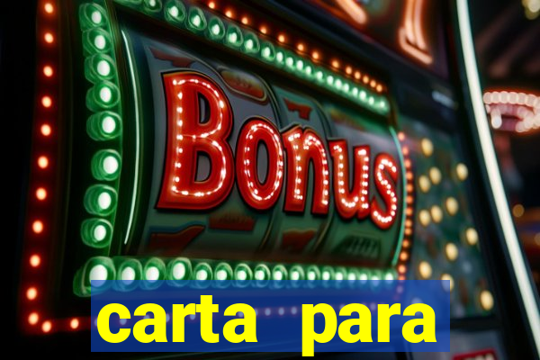 carta para encontrista homem