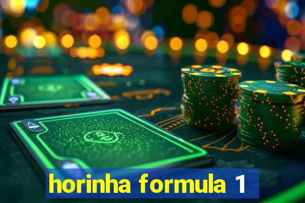 horinha formula 1