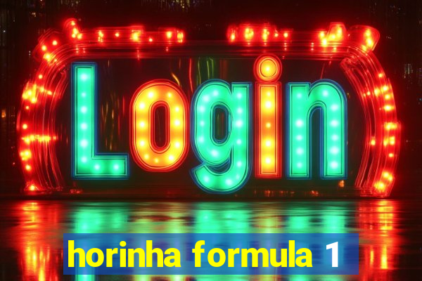 horinha formula 1