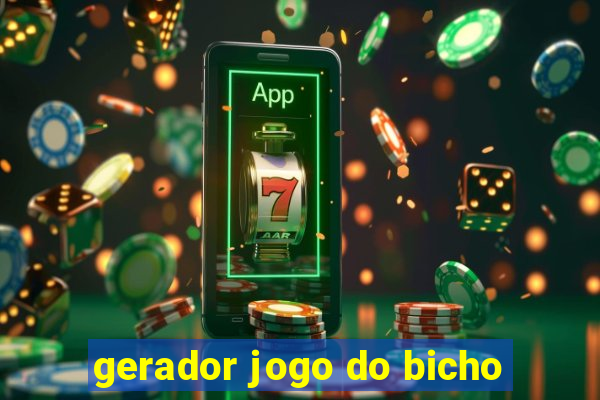 gerador jogo do bicho