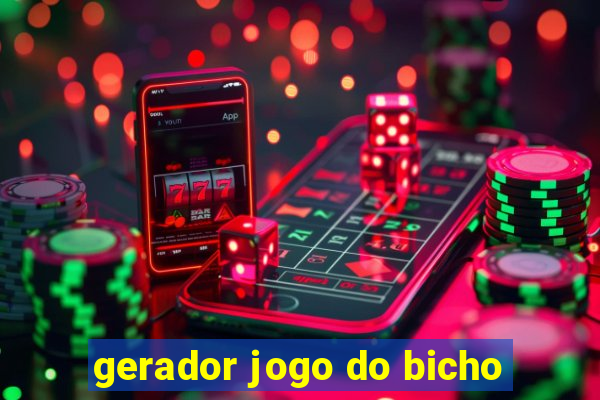 gerador jogo do bicho