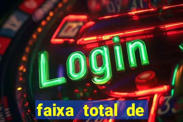 faixa total de gols 2 3 o que significa