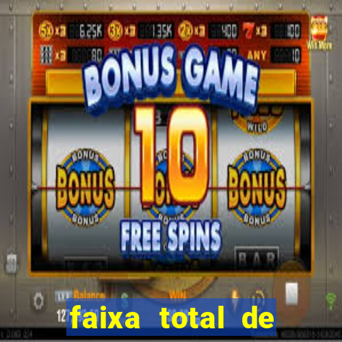 faixa total de gols 2 3 o que significa