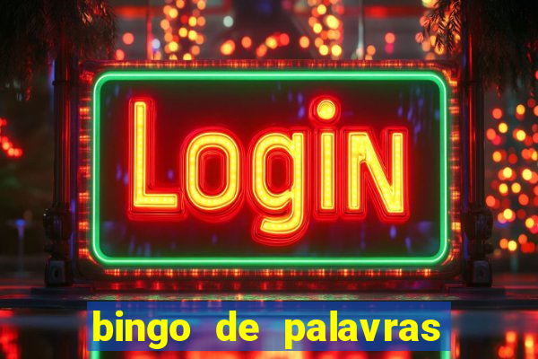 bingo de palavras de natal