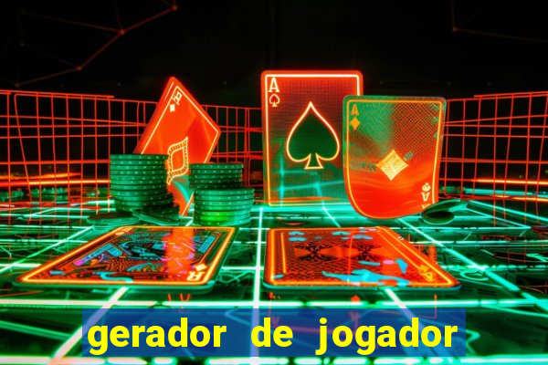 gerador de jogador de futebol