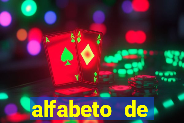 alfabeto de caligrafia bonita