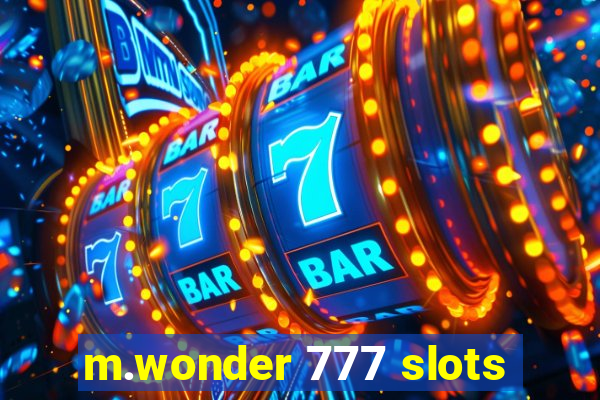 m.wonder 777 slots