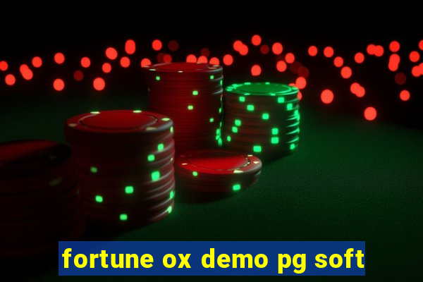 fortune ox demo pg soft
