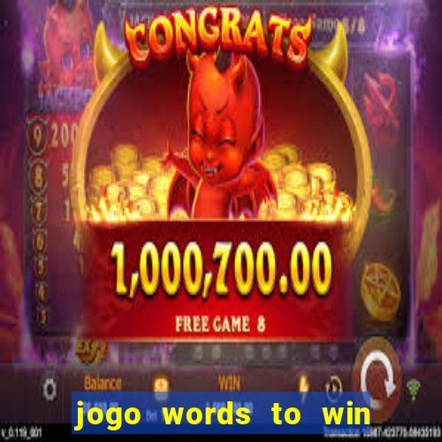 jogo words to win paga mesmo