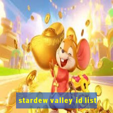 stardew valley id list