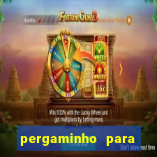 pergaminho para escrever dentro