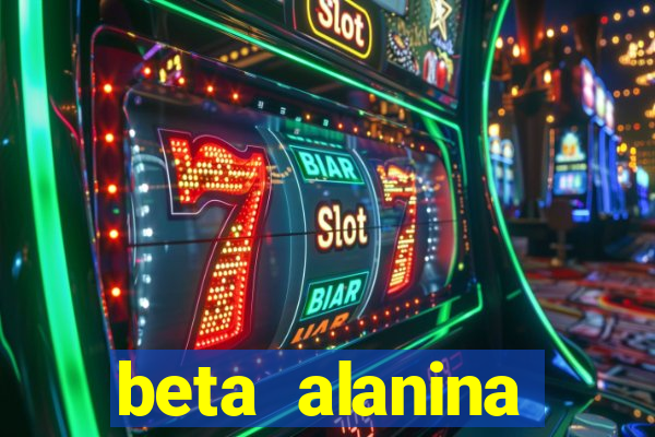 beta alanina aumenta a pressao