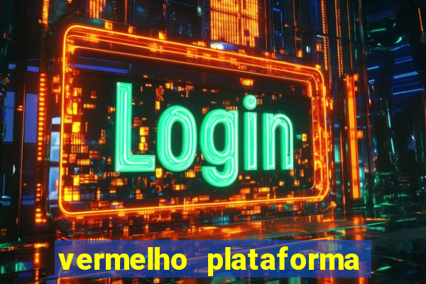 vermelho plataforma de jogos