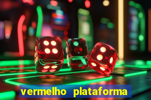 vermelho plataforma de jogos