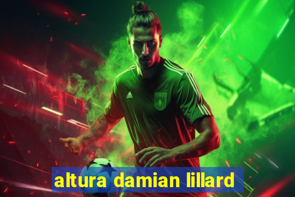 altura damian lillard