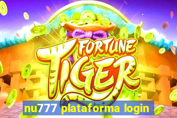nu777 plataforma login