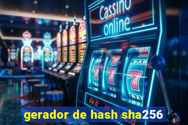 gerador de hash sha256