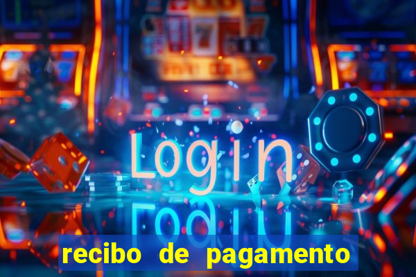 recibo de pagamento em word