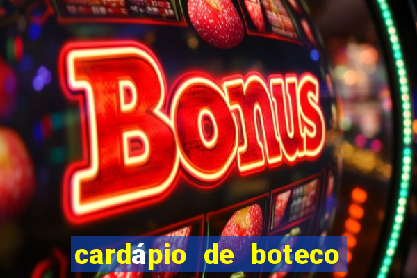 cardápio de boteco pinguim assis brasil