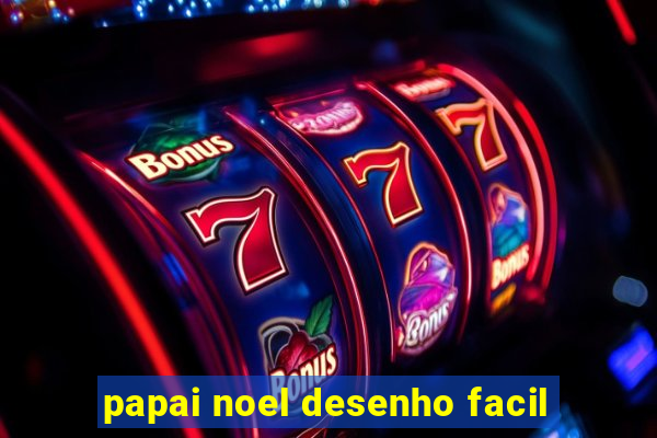 papai noel desenho facil