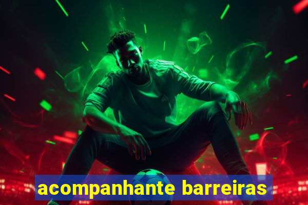 acompanhante barreiras