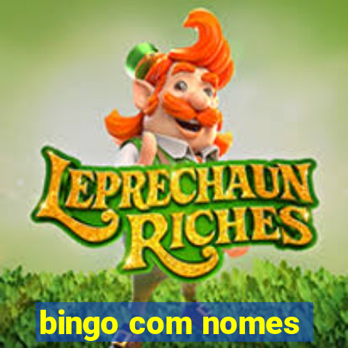 bingo com nomes